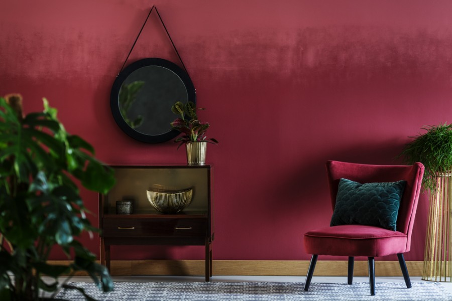 Comment utiliser la couleur bordeaux en décoration ?